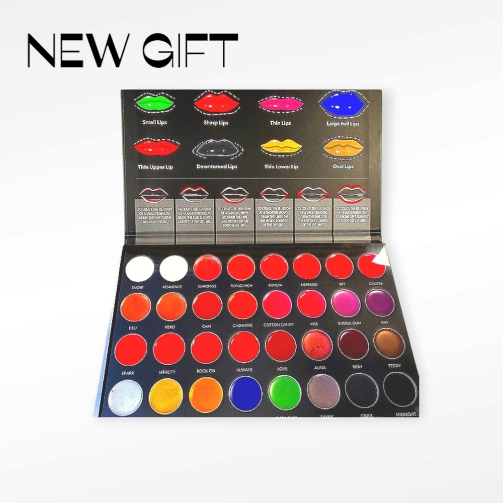 Vidvix lip makeup pallette